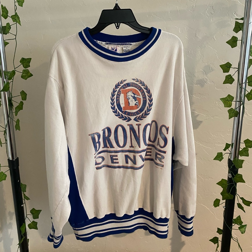 Vintage Denver Broncos Crewneck Sweatshirt